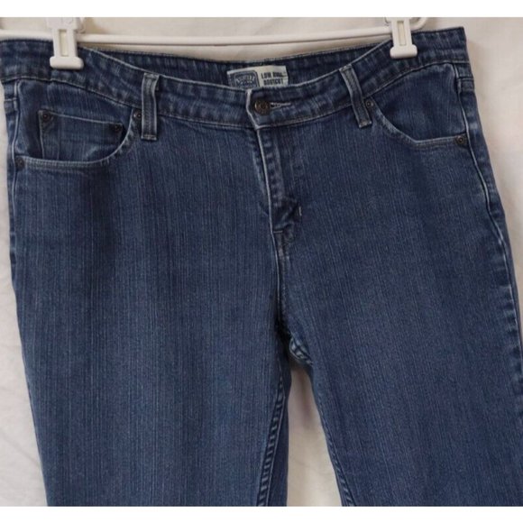 Levis Signature Misses 14 Medium Low Rise Bootcut Medium Wash Denim Jeans 38x30 - Picture 2 of 11
